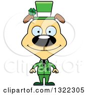 Poster, Art Print Of Cartoon Happy St Patricks Day Irish Dog