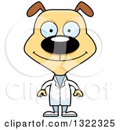 Poster, Art Print Of Cartoon Happy Dog Doctor