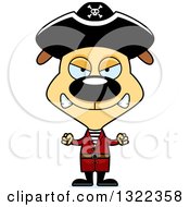 Poster, Art Print Of Cartoon Mad Pirate Dog