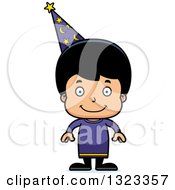 Poster, Art Print Of Cartoon Happy Hispanic Wizard Boy