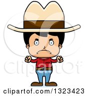 Poster, Art Print Of Cartoon Mad Hispanic Cowboy