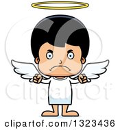 Poster, Art Print Of Cartoon Mad Hispanic Boy Angel