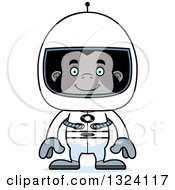 Poster, Art Print Of Cartoon Happy Gorilla Astronaut