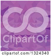 Clipart Of A Low Poly Abstract Geometric Background Of Bright Lavender Royalty Free Vector Illustration