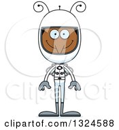 Poster, Art Print Of Cartoon Happy Mosquito Astronaut