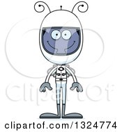 Poster, Art Print Of Cartoon Happy Housefly Astronaut