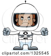 Cartoon Mad Bigfoot Astronaut