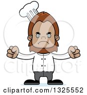 Cartoon Mad Bigfoot Chef