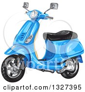 Blue Scooter