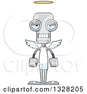 Poster, Art Print Of Cartoon Skinny Mad Robot Angel