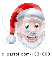 Poster, Art Print Of Happy Santa Claus Face