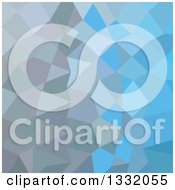 Clipart Of A Low Poly Abstract Geometric Background Of Clair De Lune Grey Royalty Free Vector Illustration