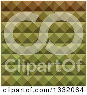 Poster, Art Print Of Geometric Background Of 3d Pyramids In Mignonette Green