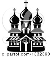 Poster, Art Print Of Black And White Church Building 14