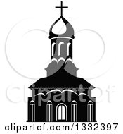Poster, Art Print Of Black And White Church Building 7