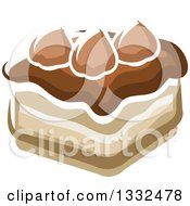 Poster, Art Print Of Cartoon Chocolate Cake