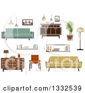 Poster, Art Print Of Retro Household Furniture 4