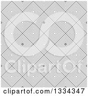 Poster, Art Print Of Retro Seamless Diamond Illusion Background Pattern