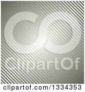 Poster, Art Print Of Diagonal Metallic Stripe Background