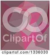 Clipart Of A Low Poly Abstract Geometric Background Of Fandango Pink Royalty Free Vector Illustration