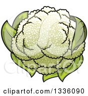 Poster, Art Print Of Cartoon Cauliflower 2