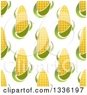 Poster, Art Print Of Seamless Pattern Background Of Corn