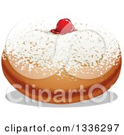 Sufganiyah Jewish Holiday Hanukkah Jelly Donut