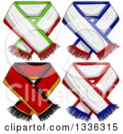 Poster, Art Print Of Sports Team Scarves