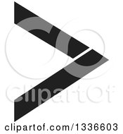Clipart Of A Black Arrow App Icon Button Design Element 4 Royalty Free Vector Illustration