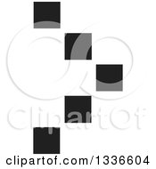 Poster, Art Print Of Black Pixel Arrow App Icon Button Design Element