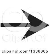Clipart Of A Black Arrow App Icon Button Design Element 2 Royalty Free Vector Illustration