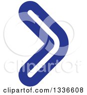 Clipart Of A Blue Arrow App Icon Button Design Element 2 Royalty Free Vector Illustration