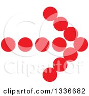 Clipart Of A Red Arrow App Icon Button Design Element 5 Royalty Free Vector Illustration