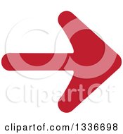 Clipart Of A Red Arrow App Icon Button Design Element 4 Royalty Free Vector Illustration