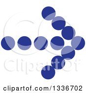 Clipart Of A Blue Arrow App Icon Button Design Element 9 Royalty Free Vector Illustration
