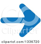 Clipart Of A Blue Arrow App Icon Button Design Element 5 Royalty Free Vector Illustration