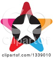 Poster, Art Print Of Colorful Star 6