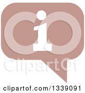 Poster, Art Print Of Letter I Information And Speech Balloon App Icon Design Element