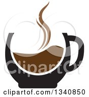 Poster, Art Print Of Steaming Hot Coffee Cup