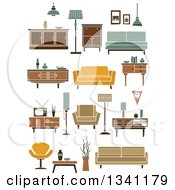 Poster, Art Print Of Retro Household Furniture 7