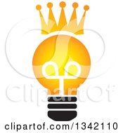 Poster, Art Print Of Crowned Light Bulb