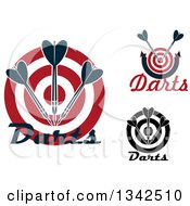 Poster, Art Print Of Targets With Darts And Text