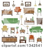 Poster, Art Print Of Retro Household Furniture 8