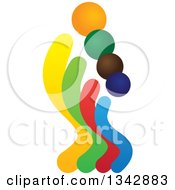 Poster, Art Print Of Colorful Abstract Family