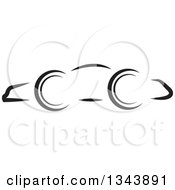 Clipart Of A Black Car Royalty Free Vector Illustration