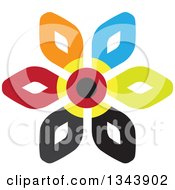 Poster, Art Print Of Colorful Flower 5