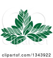 Poster, Art Print Of Green Leaf Design