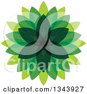 Poster, Art Print Of Green Leaf Design 5