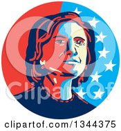 Hillary Clinton Stencil Portrait