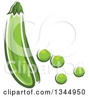 Cartoon Pod And Peas